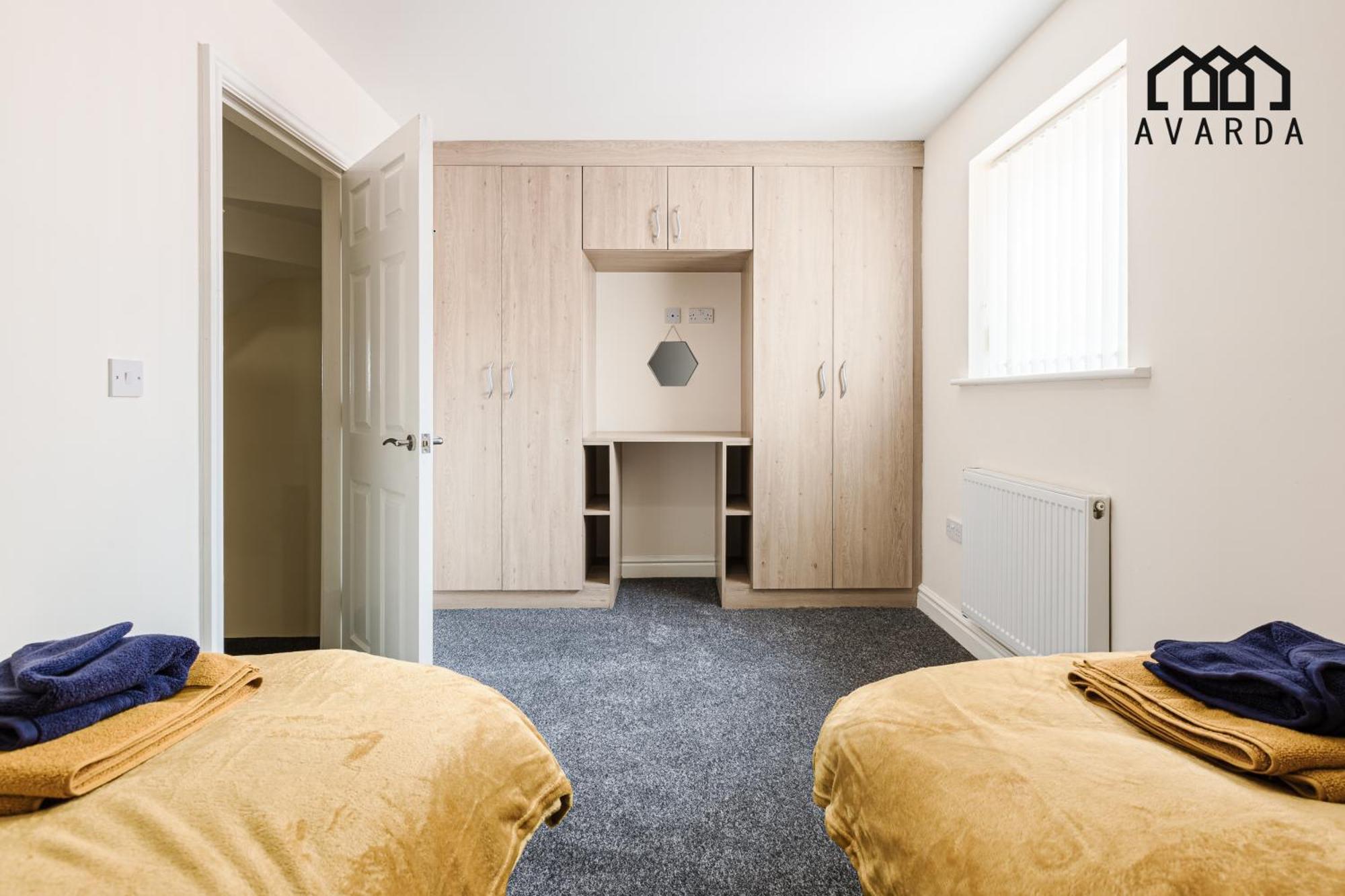 Oxheys House - 5 Bedrooms Contractors Parking Preston  Szoba fotó