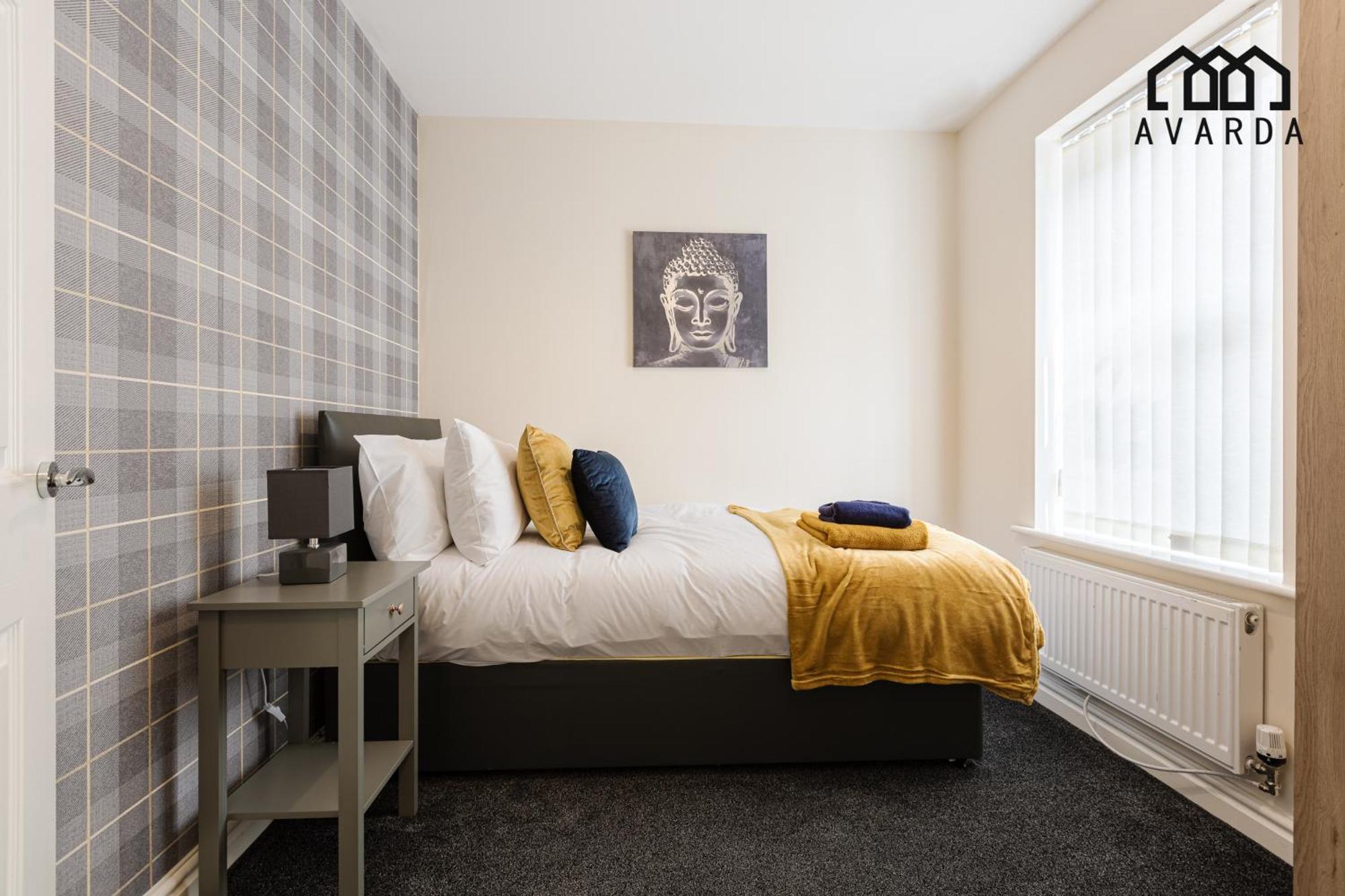 Oxheys House - 5 Bedrooms Contractors Parking Preston  Szoba fotó